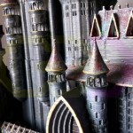 wydruk 3D - makieta zamku